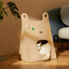 Makesure Portable Scratching Warm Felt Cat Folding Travel Cave