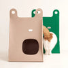 Makesure Portable Scratching Warm Felt Cat Folding Travel Cave