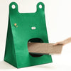 Makesure Portable Scratching Warm Felt Cat Folding Travel Cave